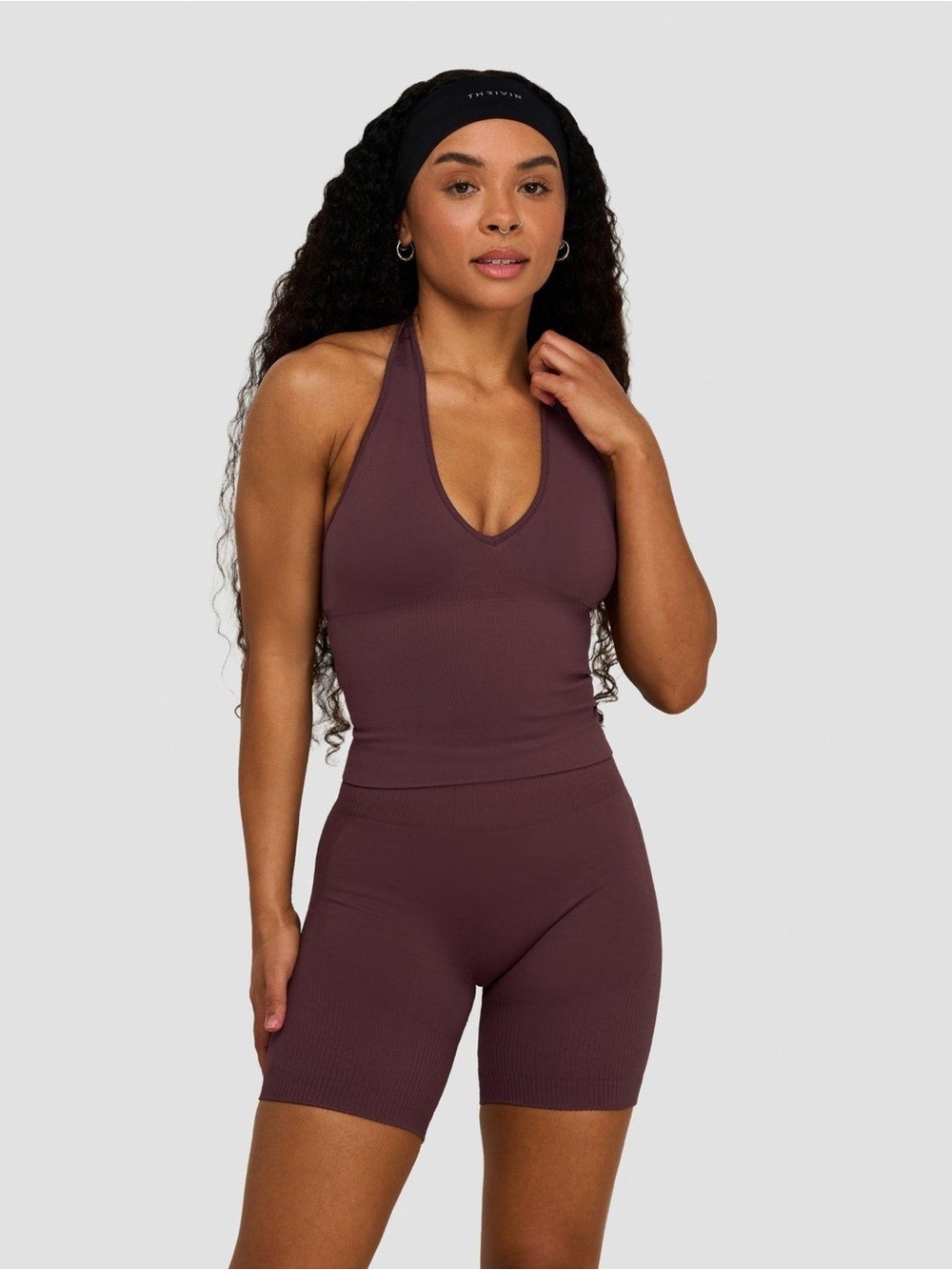 THRIVIN ELEVATE SCULPTING SEAMLESS HALTERNECK TOP